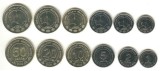 SV * Turkmenistan SET 1 - 2 - 5 - 10 - 20 - 50 TENGE 2009 * UNC, Asia, Cupru-Nichel