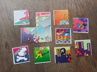 11 STIKERE*ABTIPILDE CARTOON NETWORK * ANII 1990 foto
