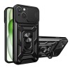 Husa iPhone 15 protectie camera Techsuit CamShield Series, negru