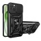 Husa iPhone 15 protectie camera Techsuit CamShield Series, negru