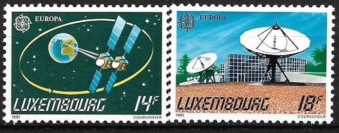 B2660 - Luxemburg 1991 - Europa-cept 2v,neuzat,perfecta stare