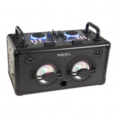 Boxa portabila Ibiza, mixer incorporat, Bluetooth, 2 x USB, 200W foto