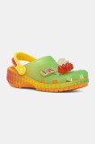 Crocs papuci Classic Haribo Clog culoarea verde, 210896