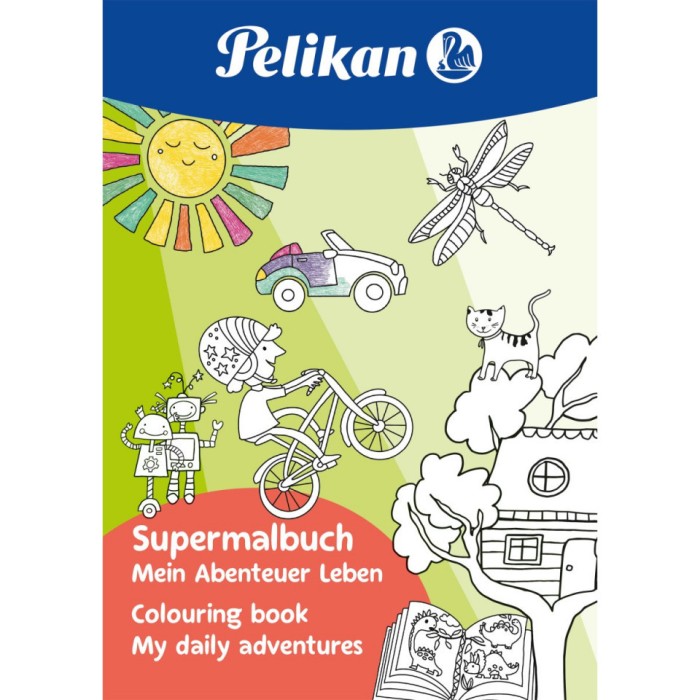 CARTE DE COLORAT `MY DAILY ADVENTURE`, FORMAT A4 64 FILE