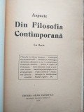 Cumpara ieftin Aspecte din filosofia contimporana-I.Ghibanescu, 1919// carte rara