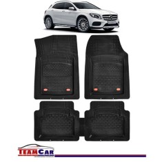 Covorase Auto TeamCar&reg; Tip Tavita Compatibile Mercedes-Benz GLA X156 (2013&ndash;2019) Negru Material Rezistent