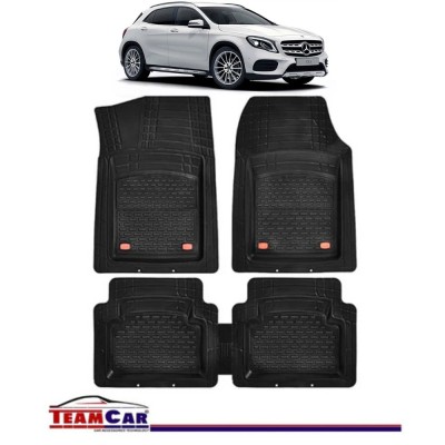 Covorase Auto TeamCar&amp;reg; Tip Tavita Compatibile Mercedes-Benz GLA X156 (2013&amp;ndash;2019) Negru Material Rezistent foto