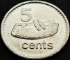 Moneda exotica 5 CENTI - INSULELE FIJI, anul 2010 * cod 1156 A, Australia si Oceania