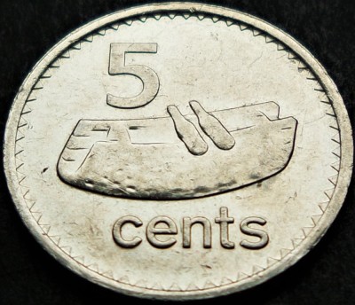 Moneda exotica 5 CENTI - INSULELE FIJI, anul 2010 * cod 1156 A foto