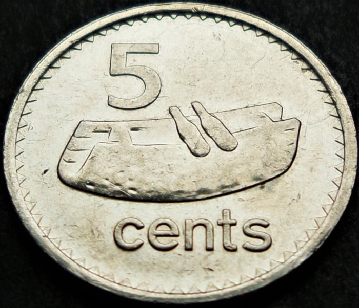 Moneda exotica 5 CENTI - INSULELE FIJI, anul 2010 * cod 1156 A