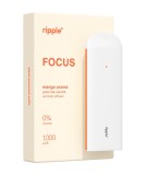 Cumpara ieftin Tigara Electronica Ripple+ FOCUS Mango, 1000 Pufuri, Fara Nicotina, Aroma Mango, Ceai Verde &amp; Caisa, Tehnologie MESH, Reciclabila