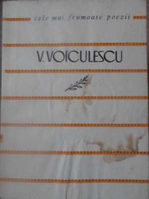 POEZII-VASILE VOICULESCU foto