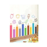 Cumpara ieftin Sticker Perete Autocolant Creioane Colorate 40 x 90 - 58549
