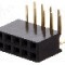Conector 10 pini, seria {{Serie conector}}, pas pini 2.54mm, CONNFLY - DS1024-2*5R2