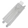 Set 100 bucati Bis Reutilizabil - Furculita, Cutit si Servetel