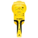 Detector 3 in 1 pentru stifturi/fire sub tensiune/metal, baterie 6F22, 9V TOPEX 94W120 HardWork ToolsRange