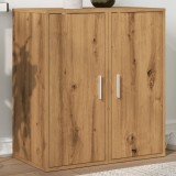 VidaXL Pantofare 2 buc. stejar artizanal, 32x35x70 cm, lemn prelucrat