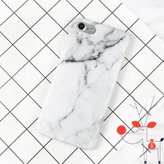 Husa silicon iPhone x, carcasa protectie spate, model desen granit foto