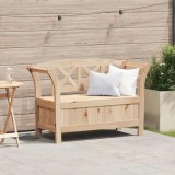 Cumpara ieftin Bancă de grădină cu șemineu Maro 119 x 76 x 44cm