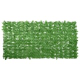 Cumpara ieftin Paravan de balcon, frunze verzi, 200x100 cm