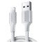 Cablu de incarcare si date UGREEN Lightning MFi la USB A tata
