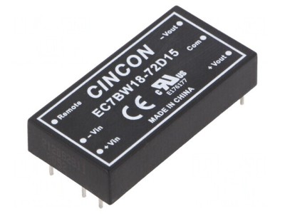 Convertor DC/DC 20W 8.5-160V la 15V/-15V foto