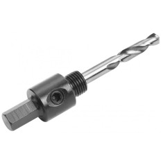 Adaptor carota bi-metal cu burghiu M2 HSS, tija 3/8&quot;, 135&deg;