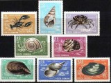 1966 - Crustacee si moluste, fauna, serie neuzata