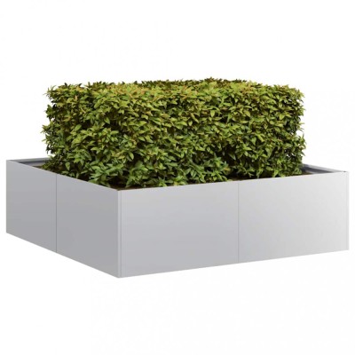 vidaXL Jardinieră 100x100x30 cm oțel galvanizat foto