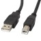 Cablu USB-A(M) USB-B(M) 2.0 0,5 m negru