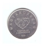 Moneda Ungaria 10 forinti/forint 2020 Tribute to the heroes, stare foarte buna, curata
