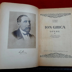 Carte Ion Ghica si A.I.Odobescu "Opere" vol. I, II- 1956
