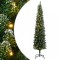 vidaXL Brad de Crăciun artificial subțire cu 150 LED-uri, 150 cm 3315759