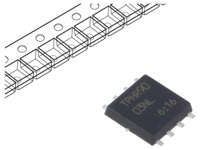 Tranzistor N-MOSFET 30V 60A 78W SOP8A foto