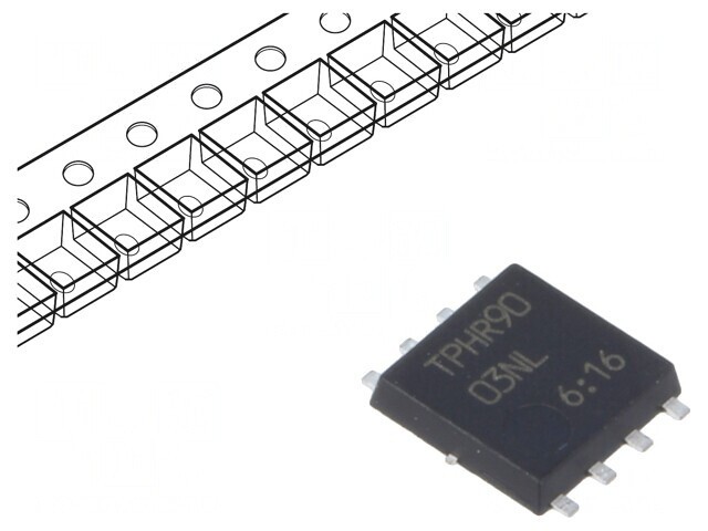 Tranzistor N-MOSFET 30V 60A 78W SOP8A