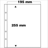 Set 5 folii pentru bancnote, Premium, cu 1 buzunar de 255 x 195 mm