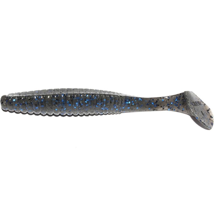 Shad Hide Up Stagger Original 2.5&quot;, 113 Cinnamon Blue Flake, 6.6cm, 2.2g, 7buc/pac