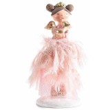 Figurina Inger roz 5x4x11 cm