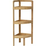 Corp Mobilier Bambus Colț 3 Rafturi 85X29X29 Cm &ndash; Bamboo | Mobilier Depozitare Baie