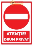 Semn pentru drum privat