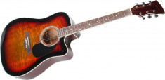 Chitara Electro-Acustica cutaway Santander WS65 4EQ Artat Sunburst foto