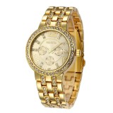 GENEVA Ceas dama Quartz, Geneva Crystal Auriu