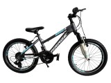 Bicicleta copii UMIT Mirage Girls, culoare turcoaz, roata 20&quot;, cadru aluminiu Cod:52066120002