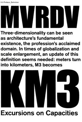 MVRDV: Km3: Excursions on Capacity