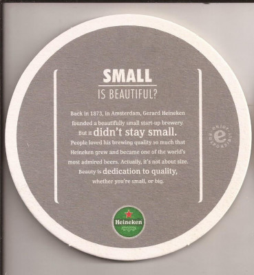 L3 - suport pentru bere din carton / coaster - Heineken foto