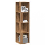 vidaXL Dulap colțar, Stejar artizanal, 33x33x132 cm, lemn prelucrat