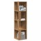 Gossi dulap coltar, stejar artizanal, 33x33x132 cm, lemn prelucrat