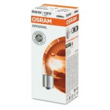 Set 10 Becuri Auto OSRAM R5W 12V Original, Soclu BA15S, Semnalizare, 5W