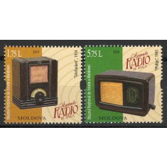 Moldova 2019 Mi 1085/86 MNH - Aparate radio de epocă