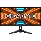 Monitor LED Gaming M34WQ 34 inch UWQHD IPS 1 ms 144 Hz KVM USB-C HDR FreeSync Premium, Gigabyte